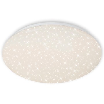 Briloner 3373-016 - Димируемо таванно осветително тяло STARRY LED, 15W, 230V, 3000–6500K, Ø 28 см, бял, с дистанционно управление