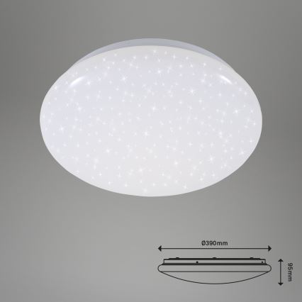 Briloner 3380-116 - LED Димируем плафон STARRY SKY LED/18W/230V 2700/4000K
