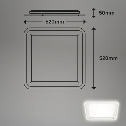 Briloner 3397-016 - LED Плафон FREE LED/22W/230V