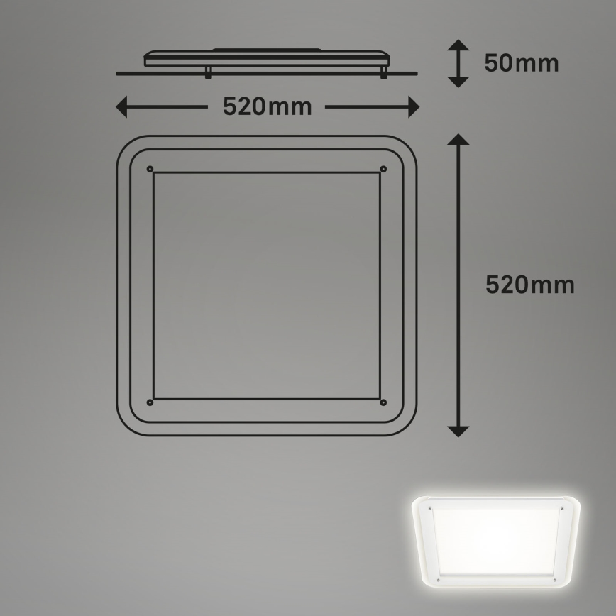 Briloner 3397-016 - LED Плафон FREE LED/22W/230V