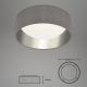 Briloner 3482014 - LED Плафониера MAILA STARRY LED/12W/230V сив/сребрист