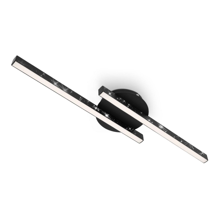 Briloner 3517-025 - LED Полилей за повърхностен монтаж REY 2xLED/6W/230V черен