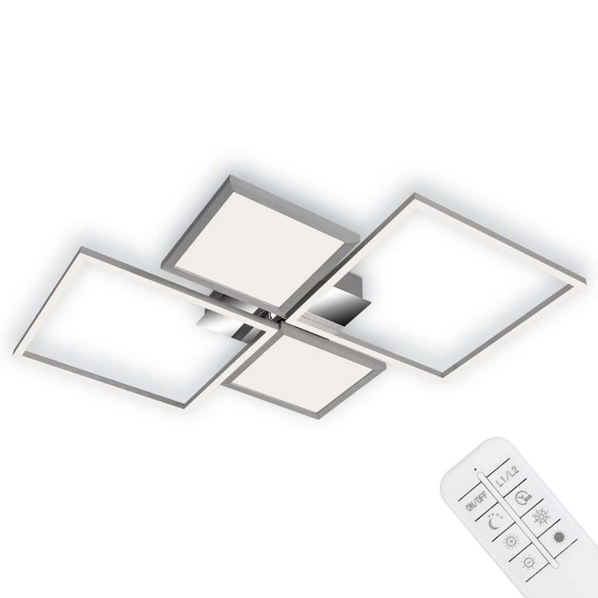 Briloner 3530-018 - LED Димируем полилей за повърхностен монтаж FRAME LED/40W/230V 3000-6500K + дистанционно управление