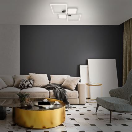 Briloner 3530-018 - LED Димируем полилей за повърхностен монтаж FRAME LED/40W/230V 3000-6500K + дистанционно управление