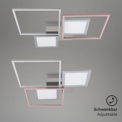 Briloner 3530-018 - LED Димируем полилей за повърхностен монтаж FRAME LED/40W/230V 3000-6500K + дистанционно управление