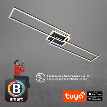 Briloner 3538-015 - LED Димируем полилей FRAME 2xLED/20W/230V 2700-6500K Wi-Fi Tuya + дистанционно управление