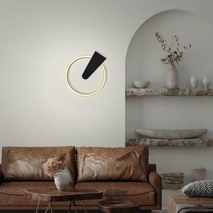 Briloner 3542-015 - LED Димируем плафон NICO LED/12W/230V черен