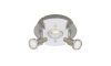 Briloner 3595-032 - LED Точково осветително тяло RIPOSO 1xLED/5W/230V + 2xGU10/3W