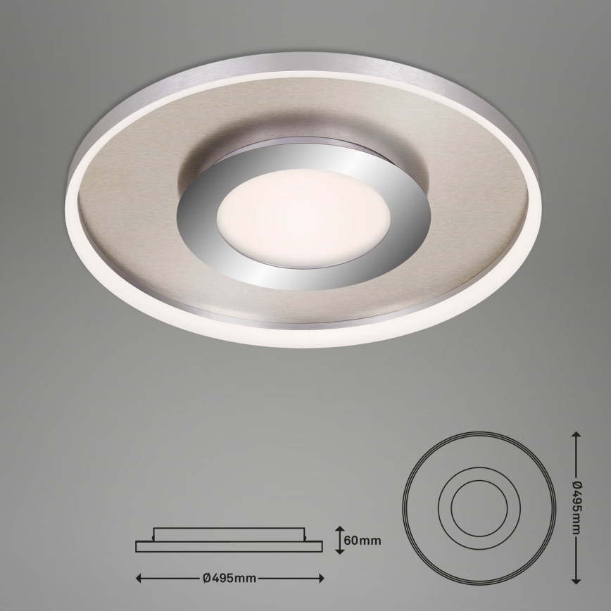 Briloner 3640-012 - LED Димируем плафон LED/25W/230V 2700-6500K + дистанционно управление