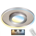 Briloner 3640-012 - LED регулируемо таванно осветително тяло LED/25W/230V 2700-6500K + дистанционно управление