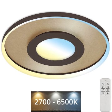 Briloner 3640017 - LED Димируем плафон FRAME LED/25W/230V 2700-6500K + дистанционно управление