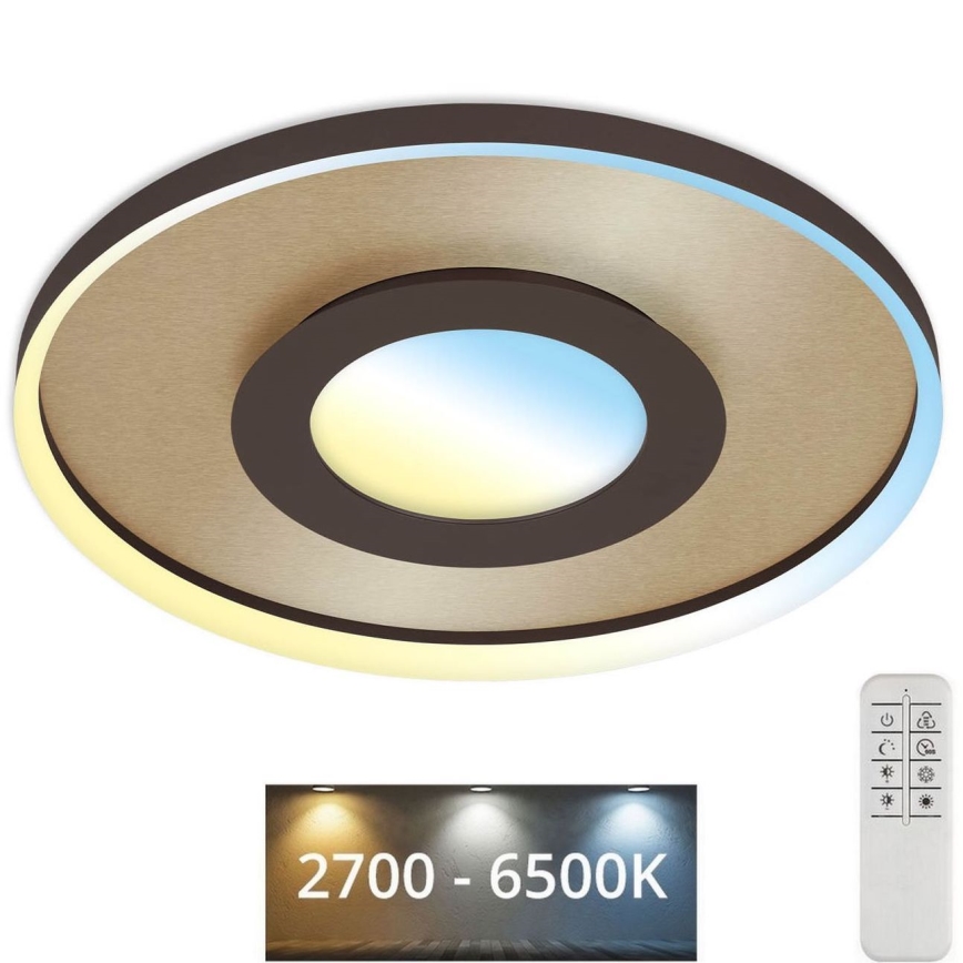 Briloner 3640017 - LED Димируем плафон FRAME LED/25W/230V 2700-6500K + дистанционно управление