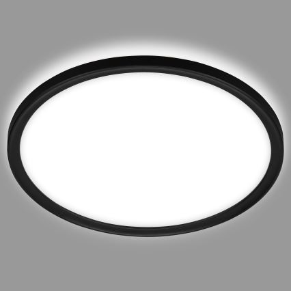 Briloner 3642-415 - LED Плафон за баня SLIM LED/19W/230V Ø 29 см IP44 черен