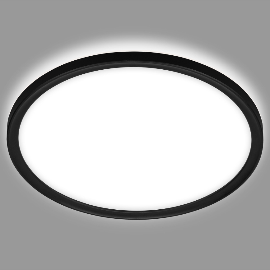 Briloner 3642-415 - LED Плафон за баня SLIM LED/19W/230V Ø 29 см IP44 черен