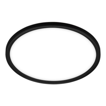 Briloner 3642-415 - LED Плафон за баня SLIM LED/19W/230V Ø 29 см IP44 черен