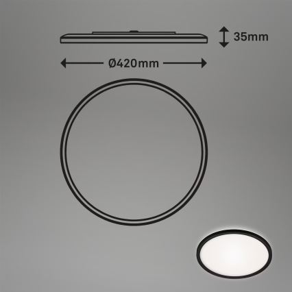 Briloner 3643-415 - LED Плафон за баня LED/22W/230V IP44 4000K