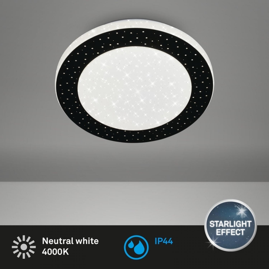 Briloner 3693-015 - LED Плафон за баня LED/15W/230V IP44 4000K Ø 28 см