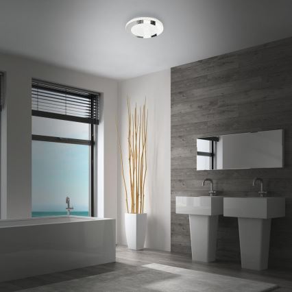 Briloner 3693-018 - LED Плафон за баня LED/15W/230V IP44 4000K Ø 28 см