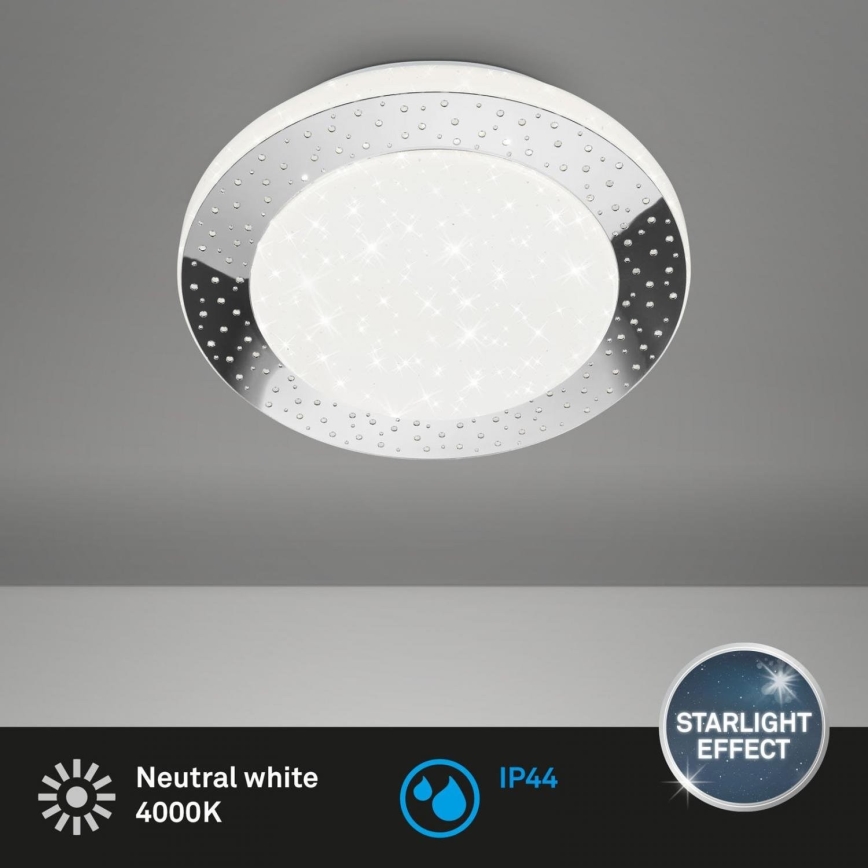 Briloner 3693-018 - LED Плафон за баня LED/15W/230V IP44 4000K Ø 28 см