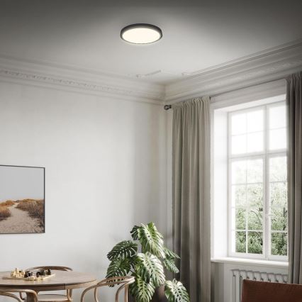 Briloner 3700-015 - LED Плафониера RUNA LED/16W/230V 3000K Ø 28 см черен