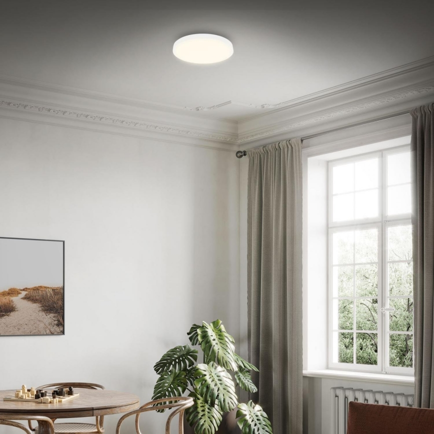 Briloner 3700-016 - LED Плафониера RUNA LED/16W/230V 3000K Ø 28 см бял