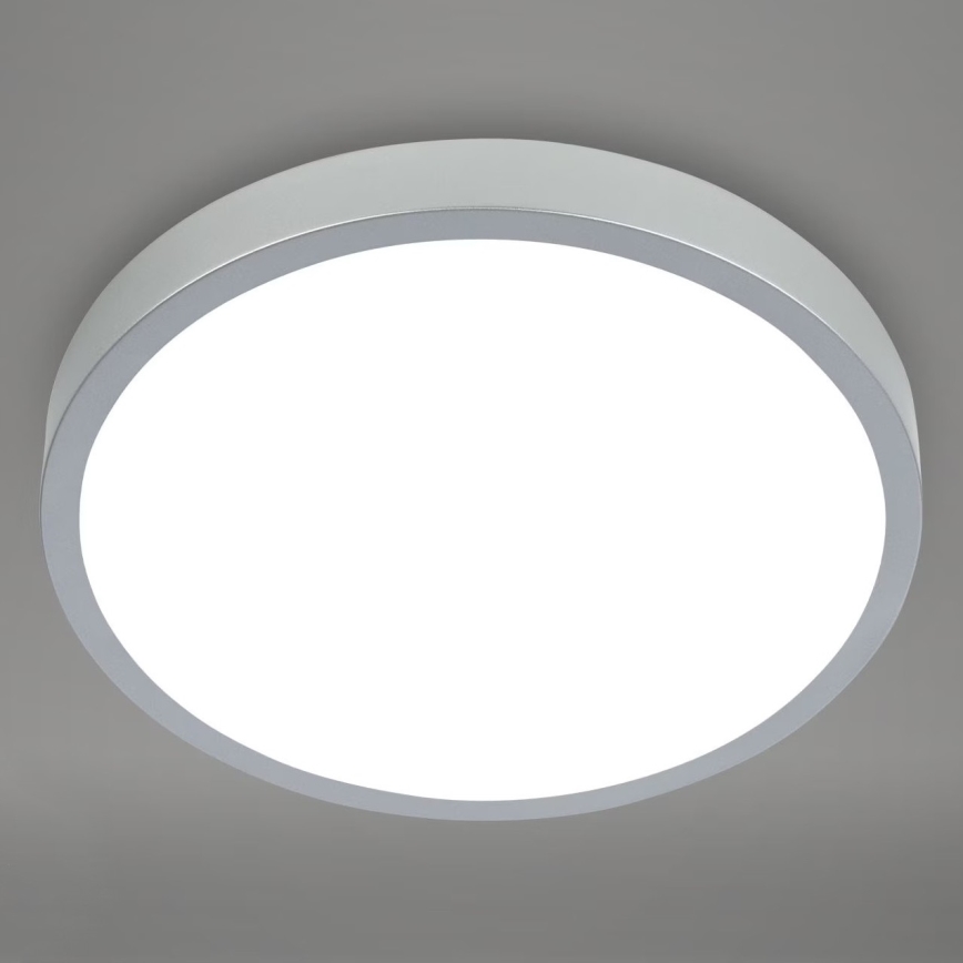Briloner 3709-014 - LED RGBW Димируем плафон LED/22W/230V 4000K Ø 38 см сребрист + дистанционно управление