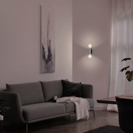 Briloner 3710-024 - Настенно ретро осветително тяло 2xE27/10W/230V