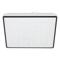 Briloner 3748-415 - LED таванно осветително тяло STAR SKY LED/15W/230V 27x27 см черно