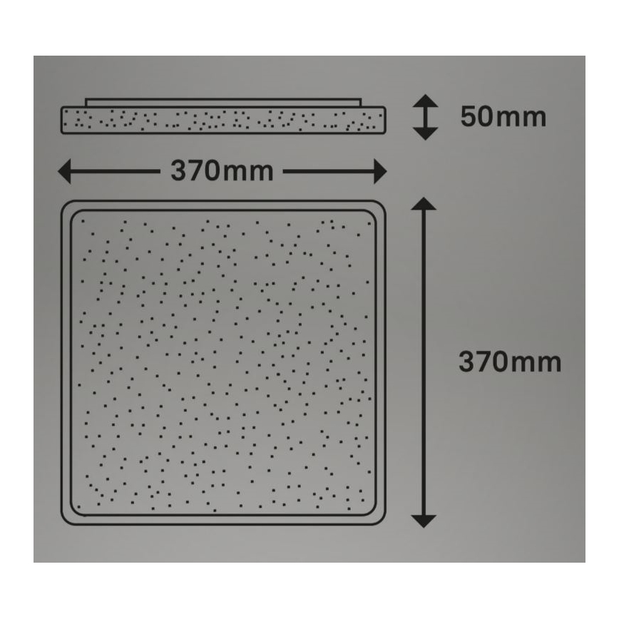 Briloner 3749-414 - LED Плафониера LINO LED/24W/230V матов хром