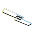 Briloner 3761015 - димируемо LED таванно осветително тяло LED/45W/230V 2700-6500K черно + дистанционно управление