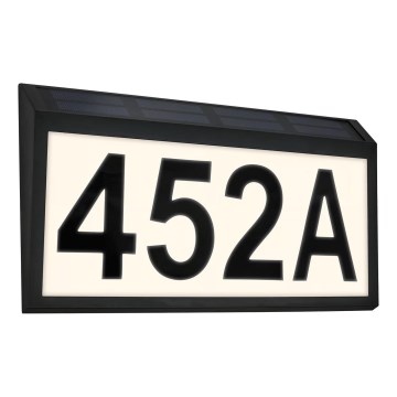 Briloner 3797015 - Соларна LED лампа за номер на къща LED/0,5W/1,2V 1200 mAh IP44