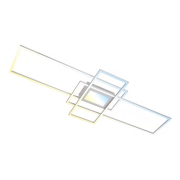 Briloner 3812019 - Димируемо таванно осветително тяло RAM LED/56W/230V Wi‑Fi Tuya 111x42 cm + дистанционно управление