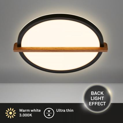 Briloner 3844015 - LED плафон, 18 W, 230 V, Ø 31,5 cm