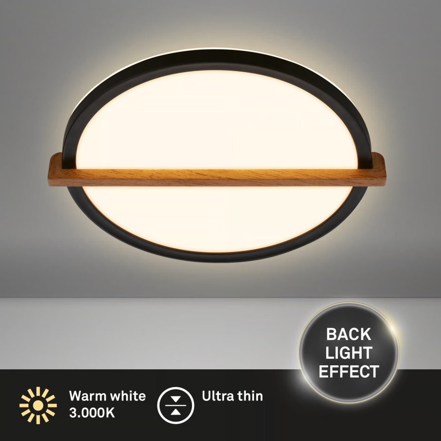 Briloner 3844015 - LED плафон, 18 W, 230 V, Ø 31,5 cm