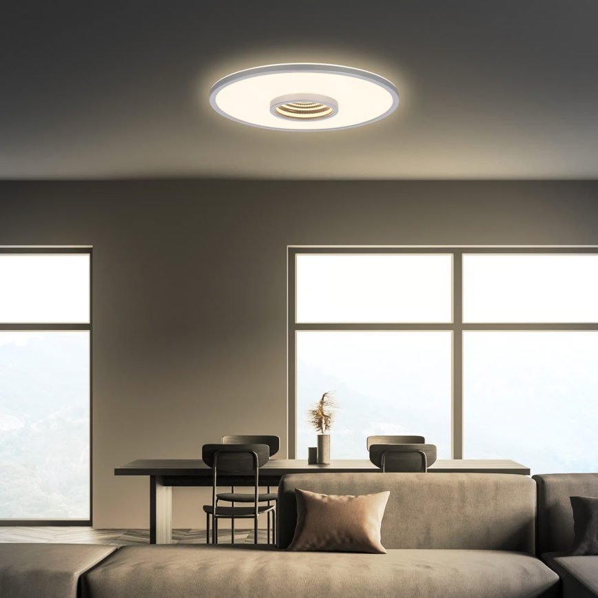 Briloner 3847014 - LED таванно осветително тяло TORO LED/18W/230V диаметър 42 см матов хром