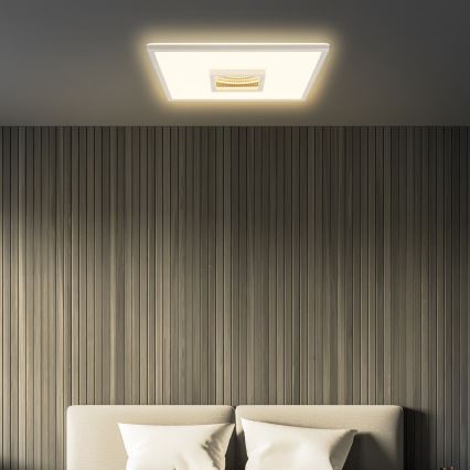 Briloner 3848014 - LED таванно осветително тяло TORO LED/18W/230V 42x42 см матов хром