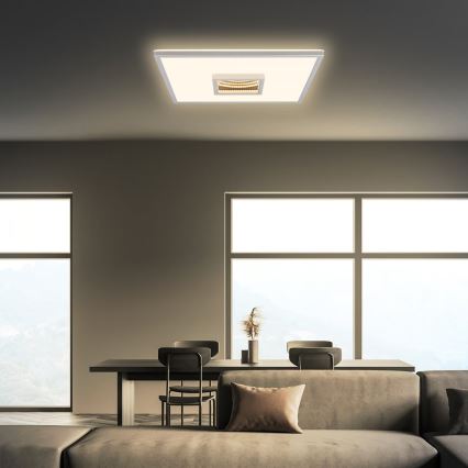 Briloner 3848014 - LED таванно осветително тяло TORO LED/18W/230V 42x42 см матов хром