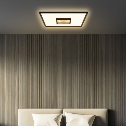 Briloner 3848015 - LED таванно осветително тяло TORO LED/18W/230V 42x42 см черно