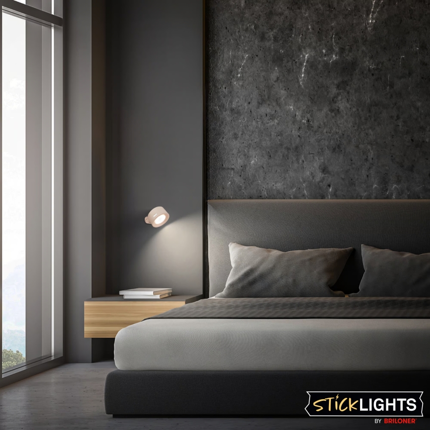 Briloner 3896011 - LED димируемо презареждаемо стеннo осветително тяло TARI LED/1,6W/5V 1500 mAh бежово