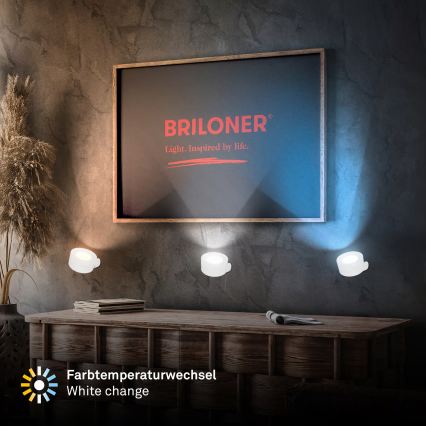 Briloner 3896016 - Димируема презареждаема стенна LED лампа TARI LED/1,6W/5V 1500 mAh бяла