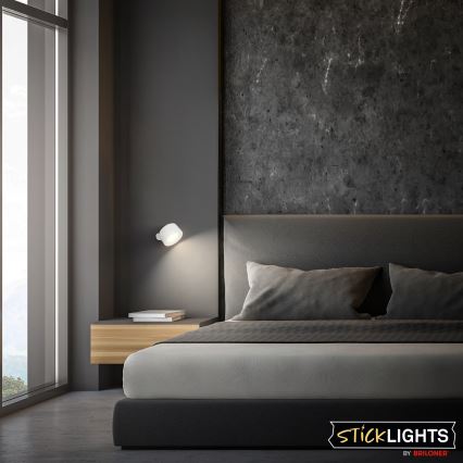 Briloner 3896016 - LED димируема презареждаема стенна лампа TARI LED/1,6W/5V 1500 mAh бяла