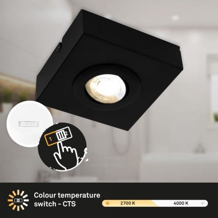 Briloner 3996015 - LED Спот CTS LED/4W/230V 2700/4000K черен
