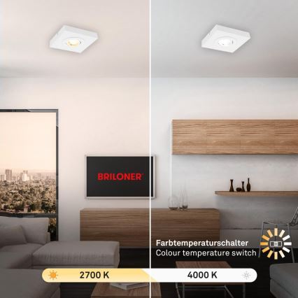 Briloner 3996016 - LED Спот CTS LED/4W/230V 2700/4000K бял