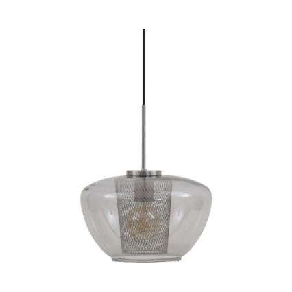 Briloner 4016-014 - Пендел на кабел SEVENTIES 1xE27/40W/230V димно сив