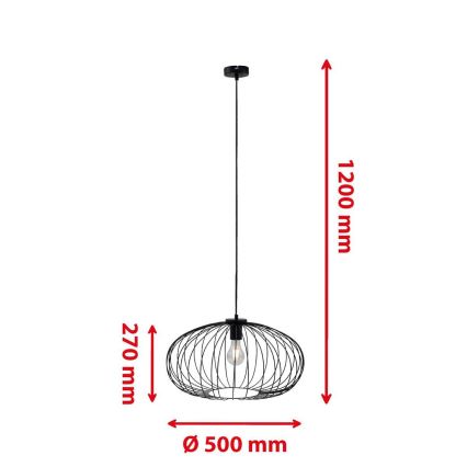 Briloner 4023-015 - Пендел KAGO 1xE27/60W/230V