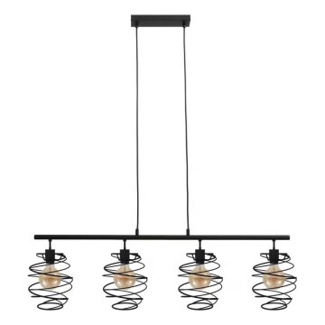 Briloner 4871-045 - Висящ полилей на кабел 4xE27/60W/230V