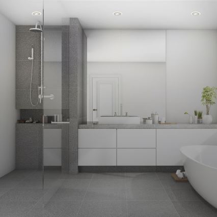 Briloner 7039034 - КОМПЛЕКТ 3xLED вградени таванни осветителни тела за баня LED/5W/230V IP44 матов хром