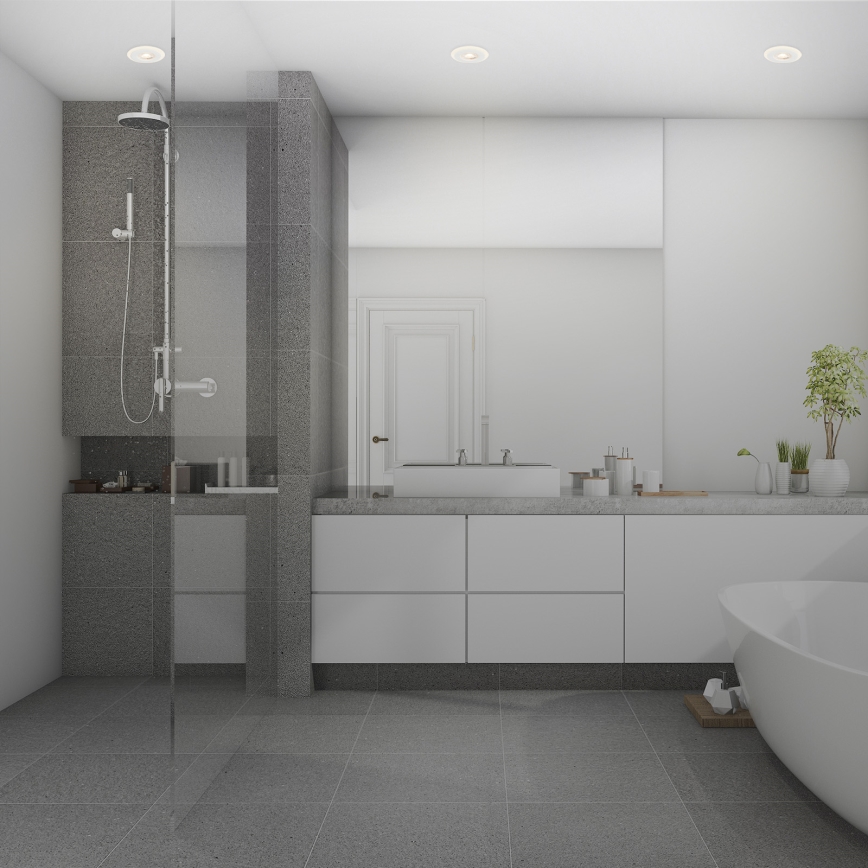 Briloner 7039036 - комплект от 3 вградени LED осветителни тела за баня, 3xLED/5W/230V IP44, бяло