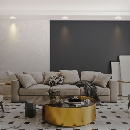 Briloner 7039036 - комплект от 3 вградени LED осветителни тела за баня, 3xLED/5W/230V IP44, бяло