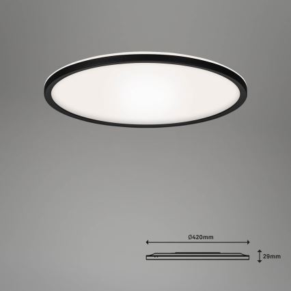 Briloner 7059-015 - LED Димируем плафон SLIM LED/22W/230V 2700-6500K Wi-Fi Tuya + дистанционно управление